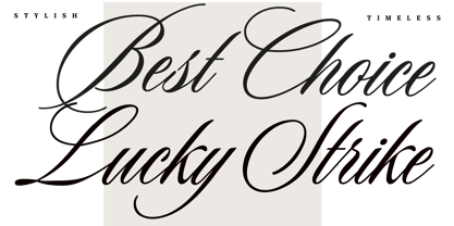 Todaya Scriptua Font Poster 8