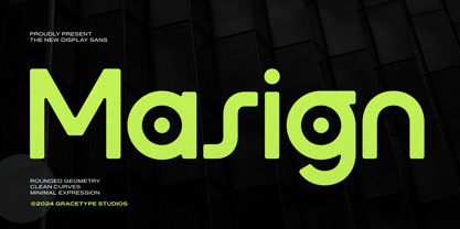 Masign Font Poster 1