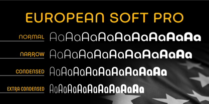 European Soft Pro Font Poster 6