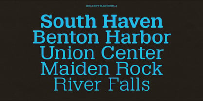 Dean Soft Slab VF Font Poster 5
