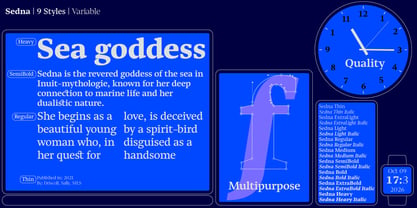 Sedna Font Poster 10