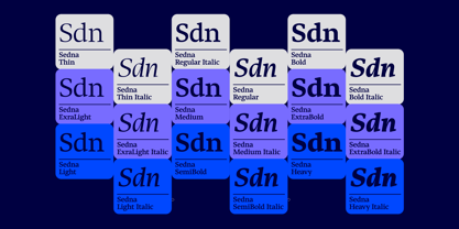 Sedna Font Poster 3