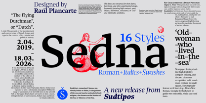 Sedna Font Poster 1