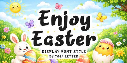Enjoy Easter Font Poster 1