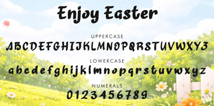 Enjoy Easter Font Poster 6