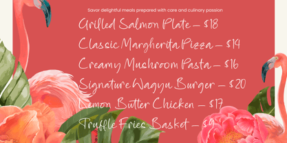 Buttery Delight Font Poster 9