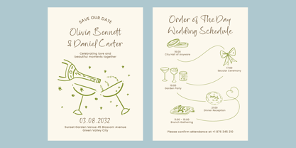 Buttery Delight Font Poster 2