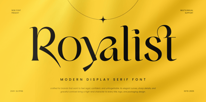 Royalist Font Poster 1