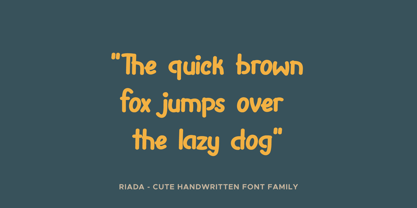 Riada Font Poster 5