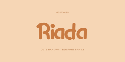 Riada Font Poster 1