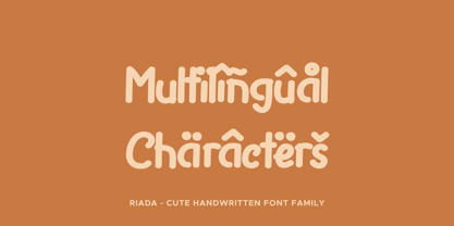 Riada Font Poster 3