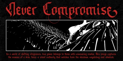 Grudge Font Poster 4
