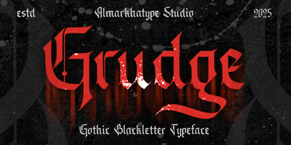Grudge Font Poster 1