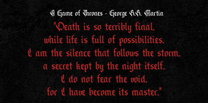 Grudge Font Poster 5