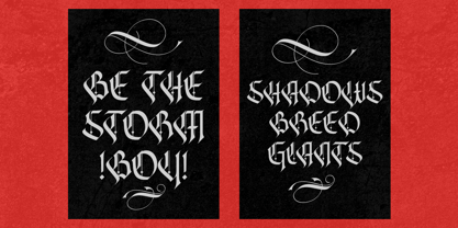 Grudge Font Poster 8