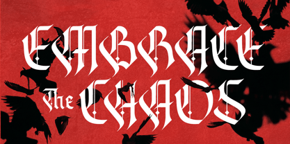 Grudge Font Poster 10