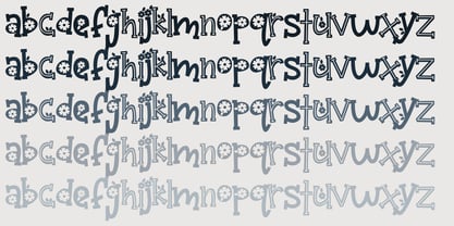 ZP Beacoup Bloom Font Poster 6