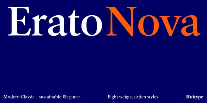 Erato Nova Font Poster 1