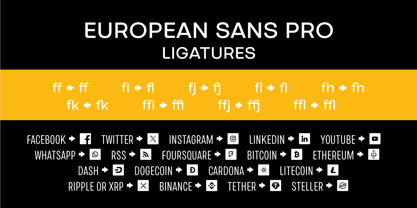 European Sans Pro Variable Font Poster 8