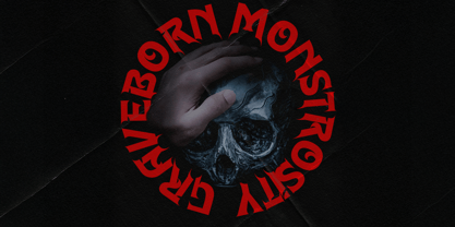 Morbithrone Font Poster 3