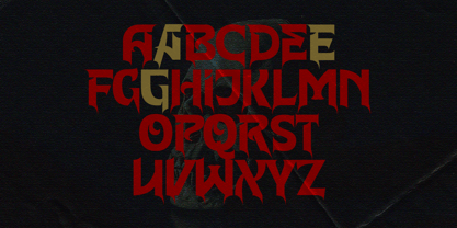 Morbithrone Font Poster 4
