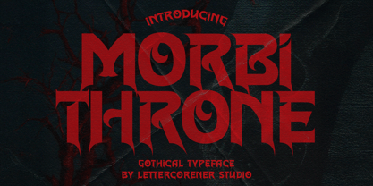 Morbithrone Font Poster 1
