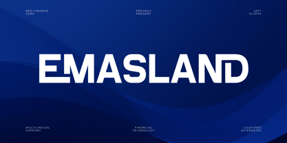 Emasland Font Poster 1