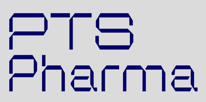 PTS Pharma Font Poster 1