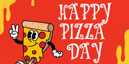 Rest in Pizza Font Poster 7