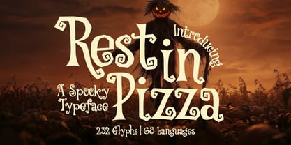 Rest in Pizza Font Poster 1