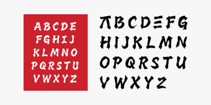 Satori Brush Font Poster 2