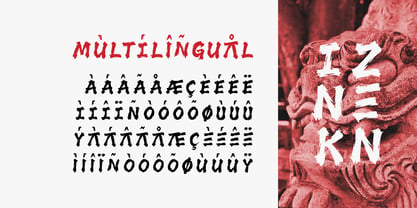 Satori Brush Font Poster 4