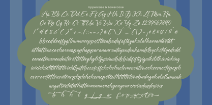 Floral Wish Font Poster 15