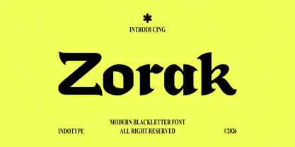 IT Zorak Font Poster 1