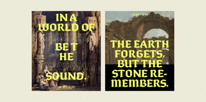IT Zorak Font Poster 5