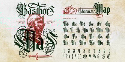 Basthor Font Poster 2
