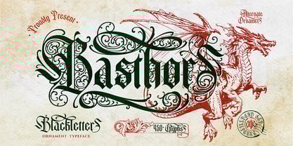 Basthor Font Poster 1