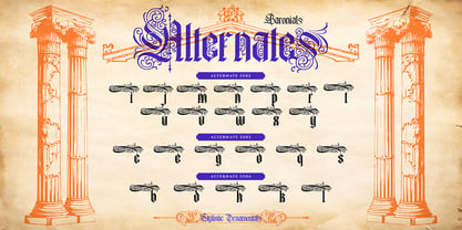 Baronial Font Poster 8
