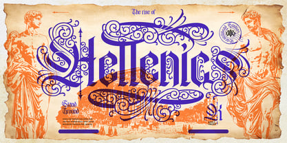 Baronial Font Poster 3