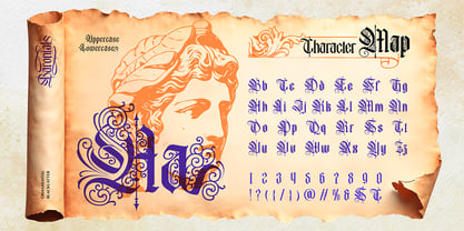 Baronial Font Poster 2