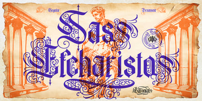 Baronial Font Poster 12