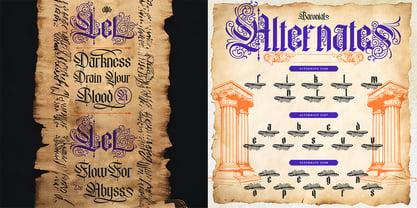 Baronial Font Poster 10