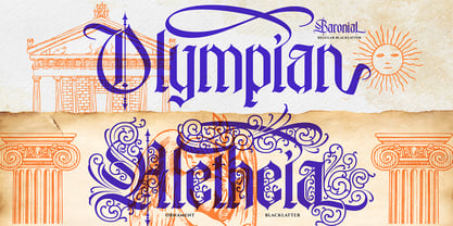 Baronial Font Poster 4