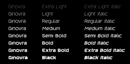Ginovra Font Poster 2