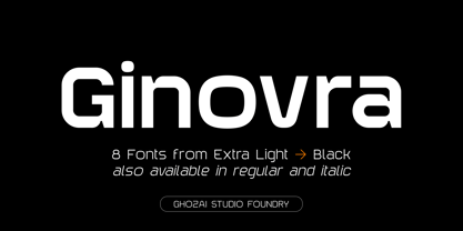 Ginovra Font Poster 1