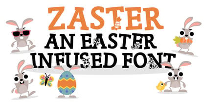 ZP Zaster Font Poster 2