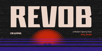 Revob Font Poster 1