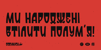 Gorynych Font Poster 6