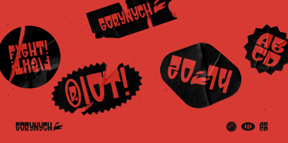 Gorynych Font Poster 10