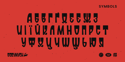 Gorynych Font Poster 7